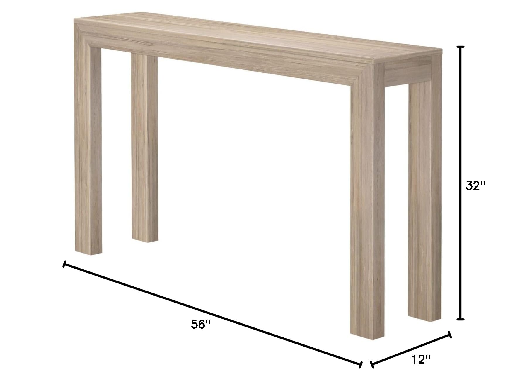Modern Solid Wood Console Table 56
