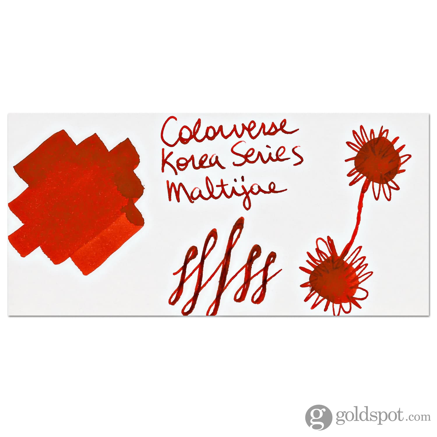 Colorverse Korea Special Bottled Ink in Maltijael - 15mL Vibrant Fountain Pen Ink for Calligraphy, Journaling & Artistic Writing