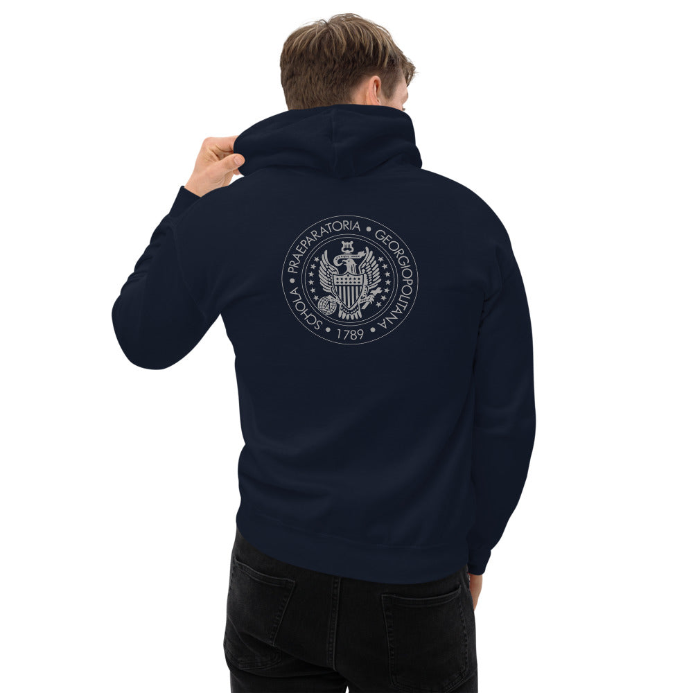 Georgetown Prep Rugby Seal Hoodie - Premium Cotton Pullover for Men & Women - Perfect for School Spirit, Game Days & Casual Wear
