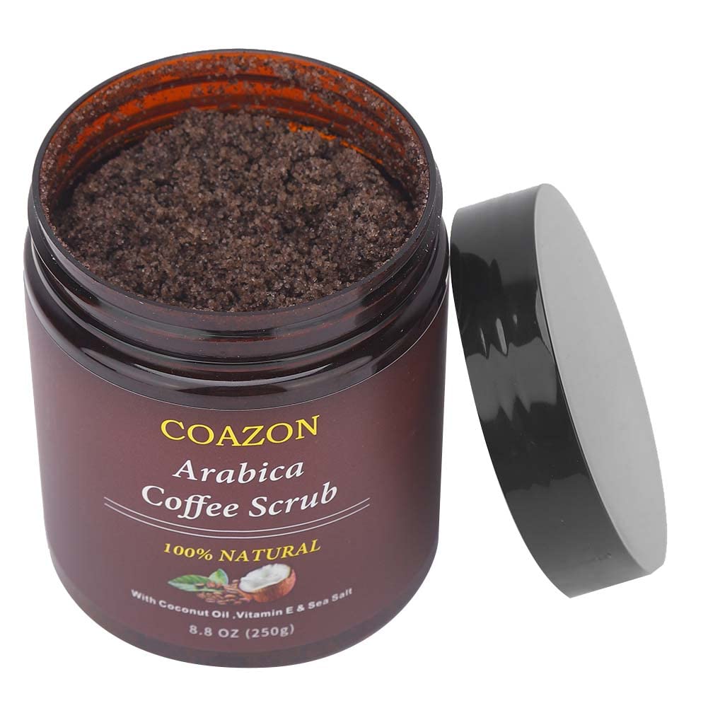 Professional Coffee Body Scrub Cream - Exfoliating & Peeling Treatment for Smooth Skin | Anti-Aging Skin Care | Perfect for Spa Day & At-Home Body Care Routine
