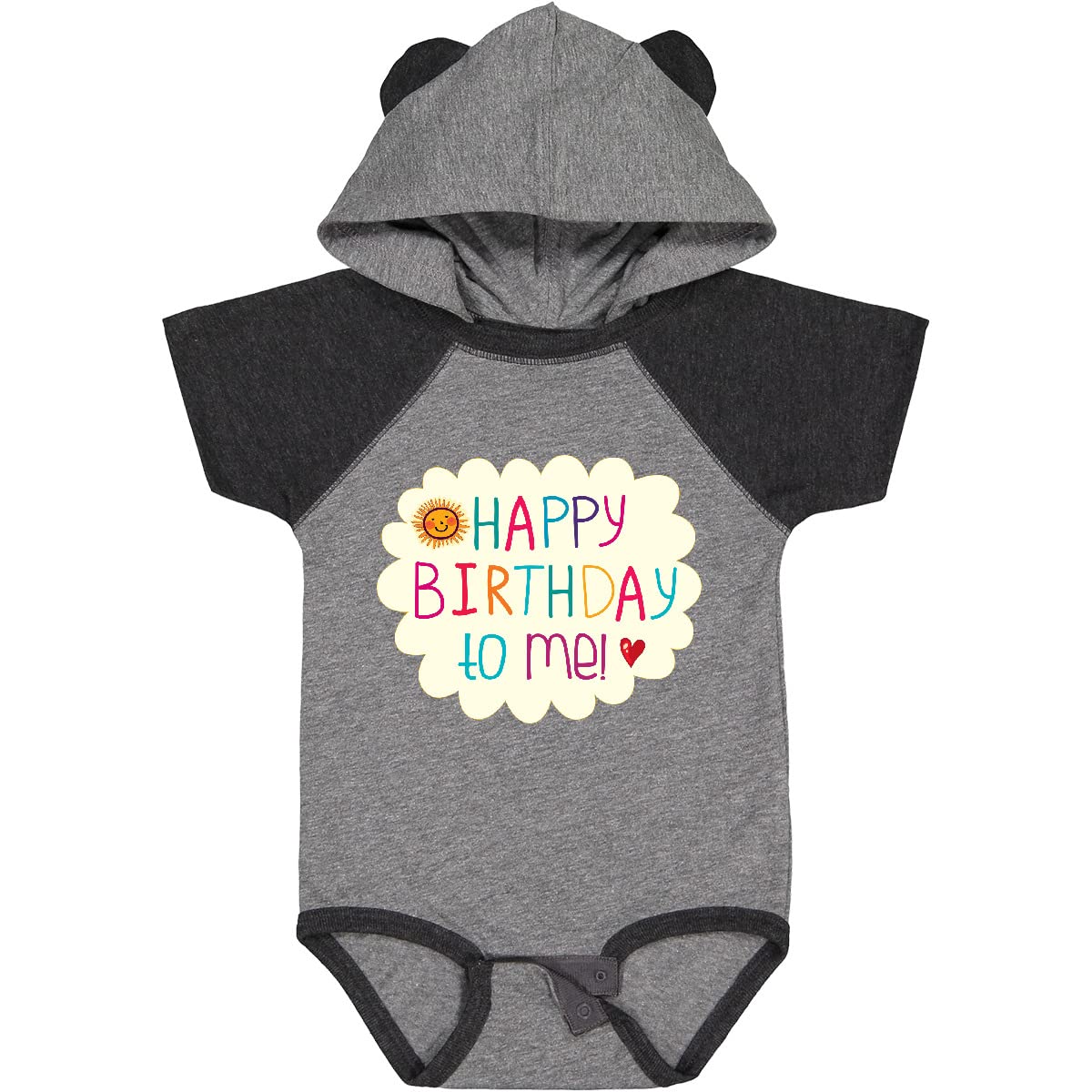 Inktastic Happy Birthday to Me Baby Bodysuit - Cute Birthday Outfit for Infants & Toddlers - Perfect for 1st Birthday Photos, Parties & Celebrations