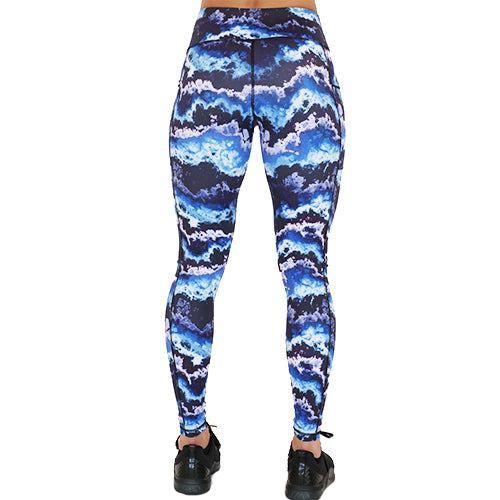Storm Leggings for Women - High Waist Yoga Pants, Workout Running Tights - Moisture Wicking & Stretchy Activewear for Gym, Hiking, and Everyday Wear