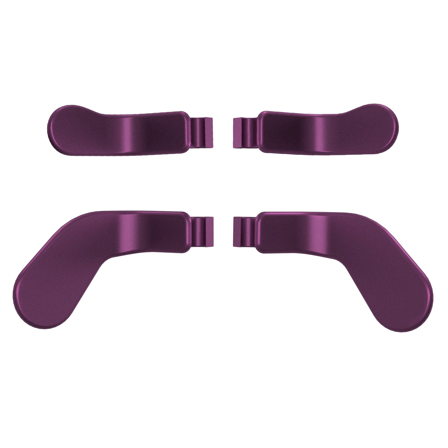 eXtremeRate 4-Piece Stainless Steel Replacement Paddles for Xbox One Elite/Elite Series 2/Elite 2 Core Controller - Grape Purple | Enhanced Grip & Durability for Competitive Gaming & Long Play Sessions