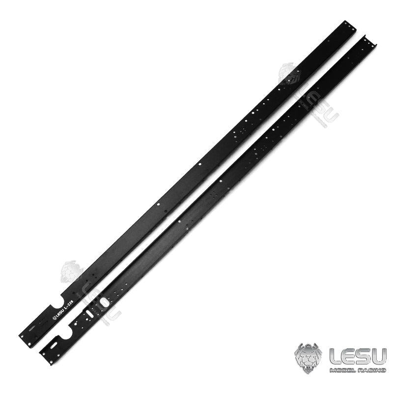 Metal Spare Part Air Suspension Chassis Rail Set for LESU 1/14 RC Tractor Truck & Dumper Car - 6x6 & 6x4 Upgrade Parts for DIY Enthusiasts - Perfect for Off-Road Simulation & Heavy-Duty RC Vehicle Customization
