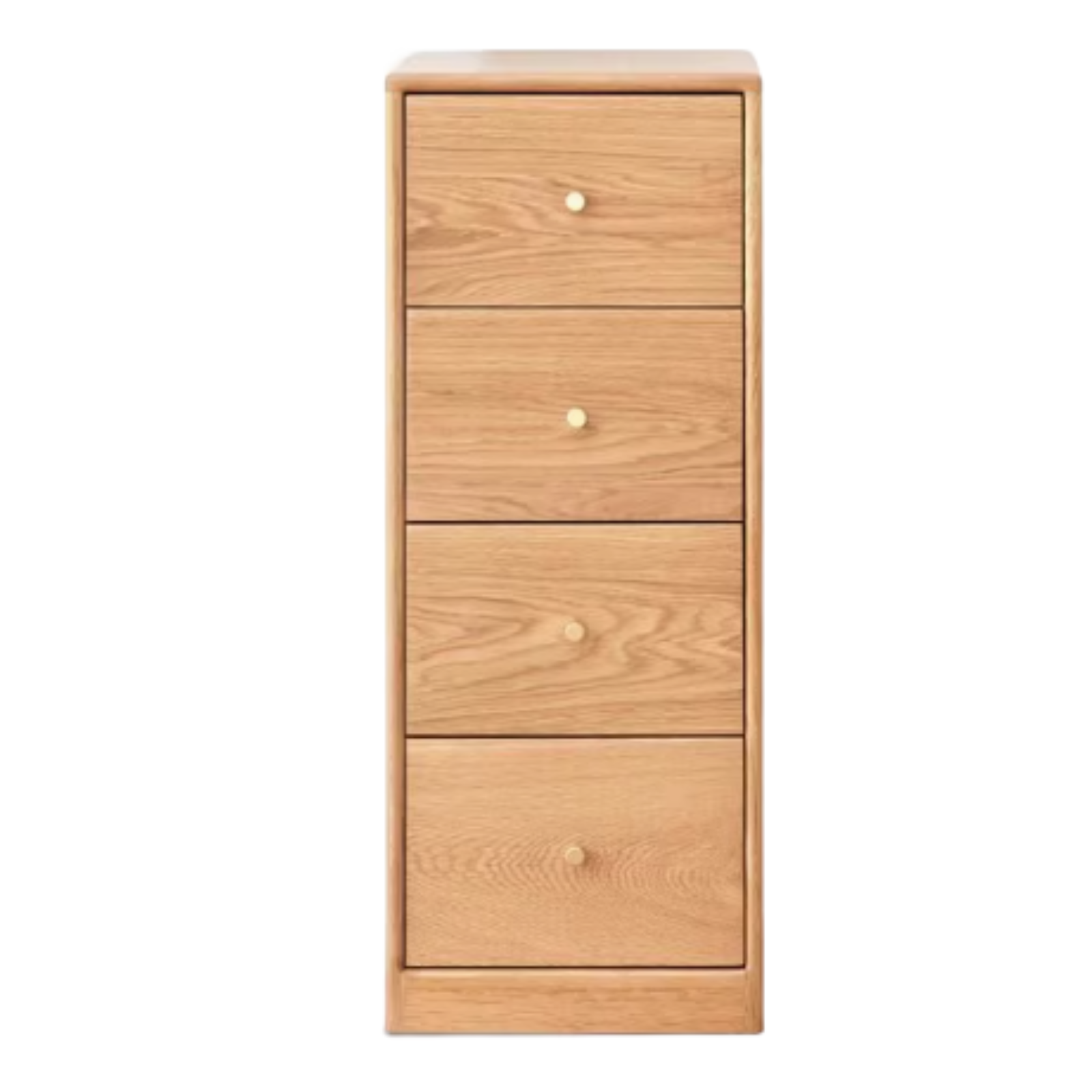 Solid Oak & Beech Wood Chest of Drawers - 5-Drawer Storage Cabinet with Multi-Functional Design for Bedroom, Living Room, and Office Organization