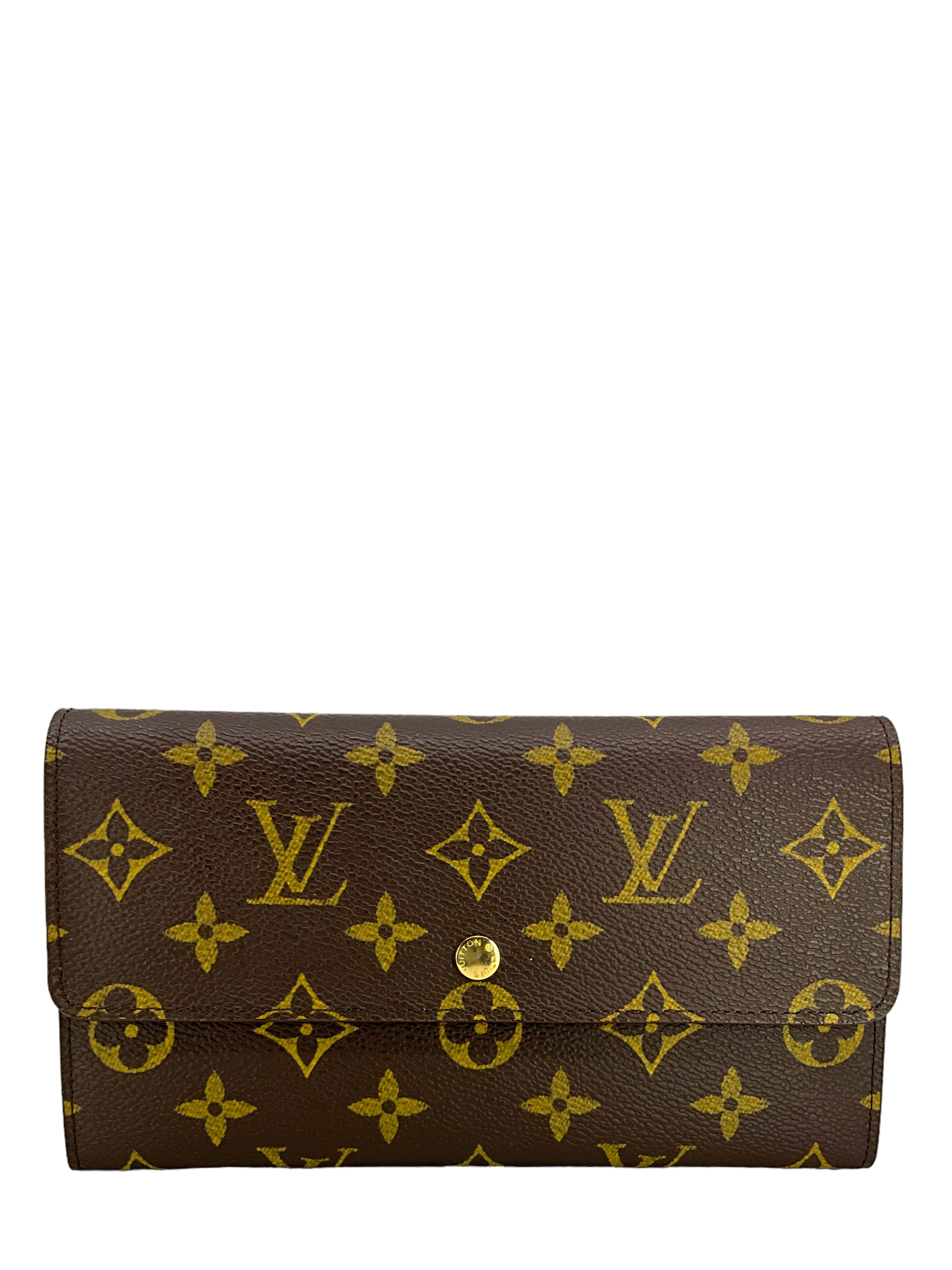 Louis Vuitton Porte Tresor International Wallet - Monogram Canvas Travel Wallet for Men & Women | Perfect for Business Trips & Luxury Travel Accessories
