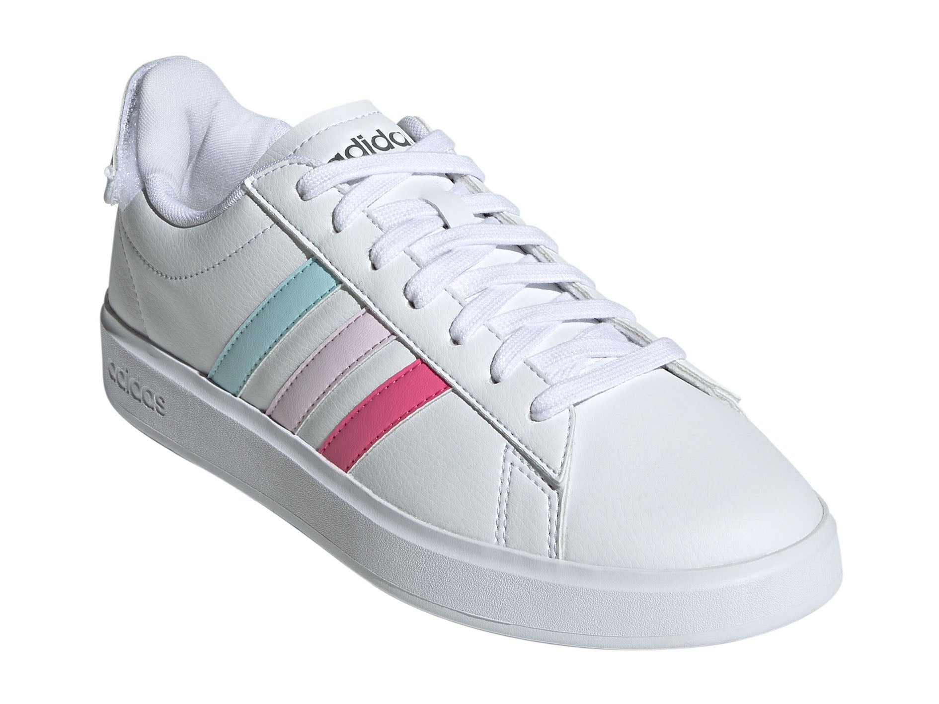 Adidas Women's Grand Court 2.0 Sneakers - GW7163 White Tennis Shoes for Women | Comfortable Casual Walking & Gym Workout Shoes