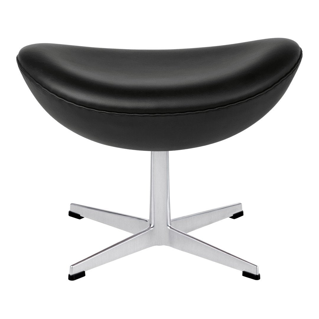 Comfy Egg Chair Footstool Ottoman - Modern Accent Stool for Living Room, Bedroom, or Patio - Soft Padded Seat with Sturdy Base - Perfect for Relaxing & Decor