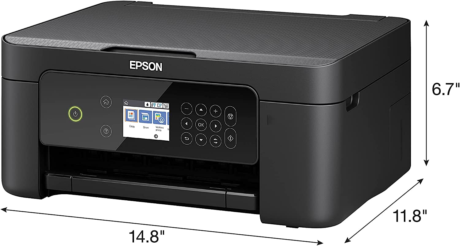 Epson Expression Home XP-4105 Wireless All-in-One Printer for Home Office | Compact Design with Scanning, Copying & Printing | Perfect for Remote Work & School Projects