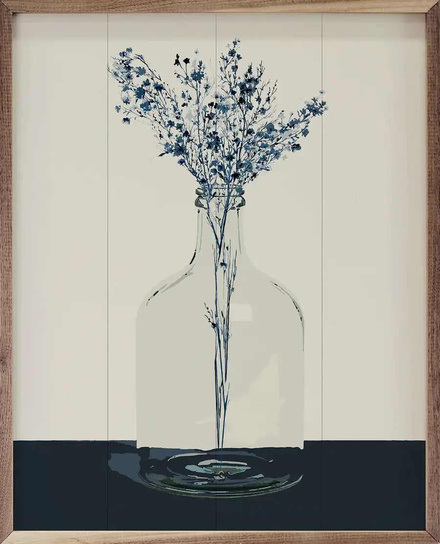 Bottled Lace by Carol Robinson - Premium Wood Framed Wall Art Print for Home & Office Decor - Perfect for Living Rooms, Bedrooms & Gifts