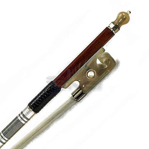 Fully-Line White Yak Horn Artist Frog Silver Wrap
