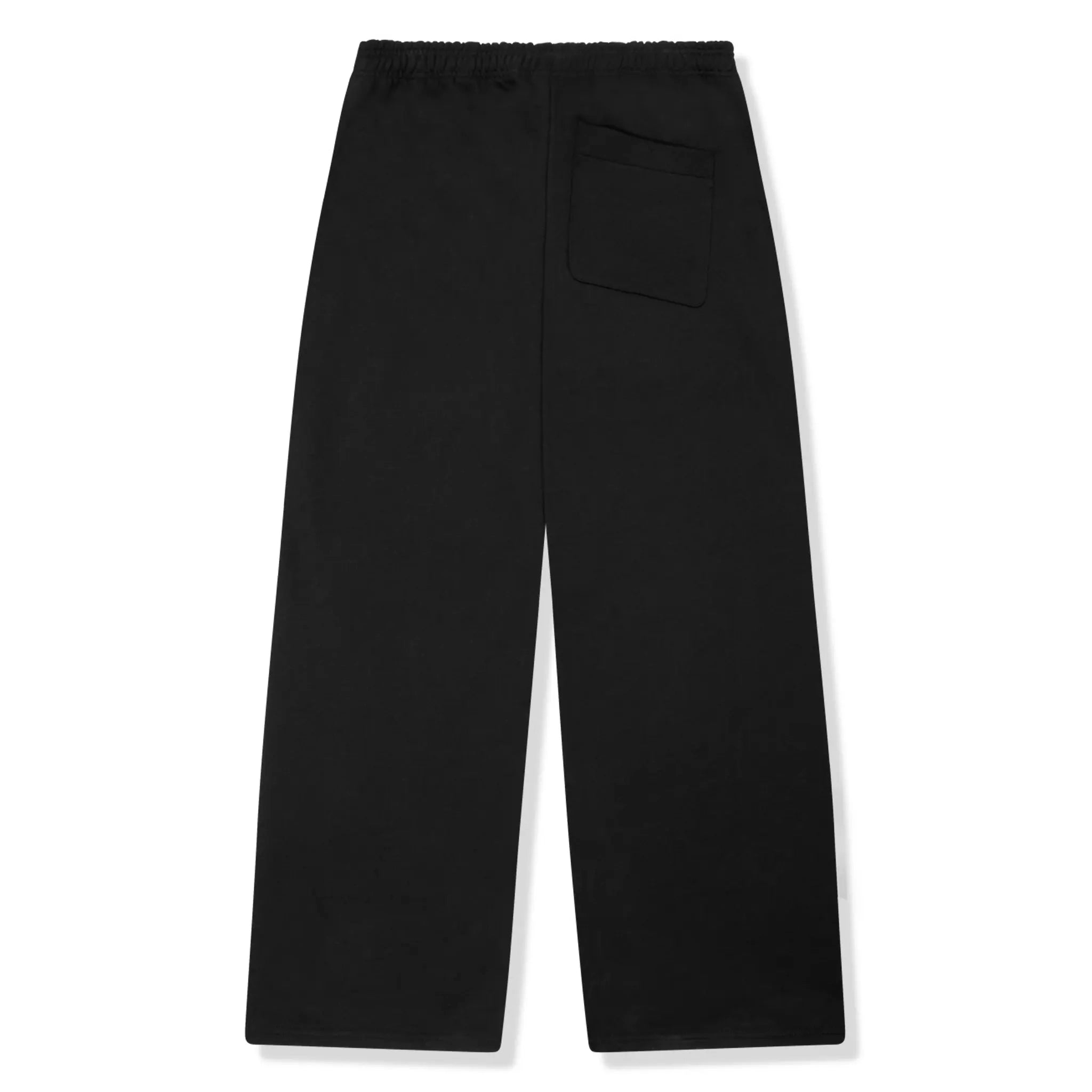 Broken Planet Straight Leg Midnight Black Sweatpants for Men - Comfortable Lounge Pants for Casual Wear, Gym & Home Relaxation