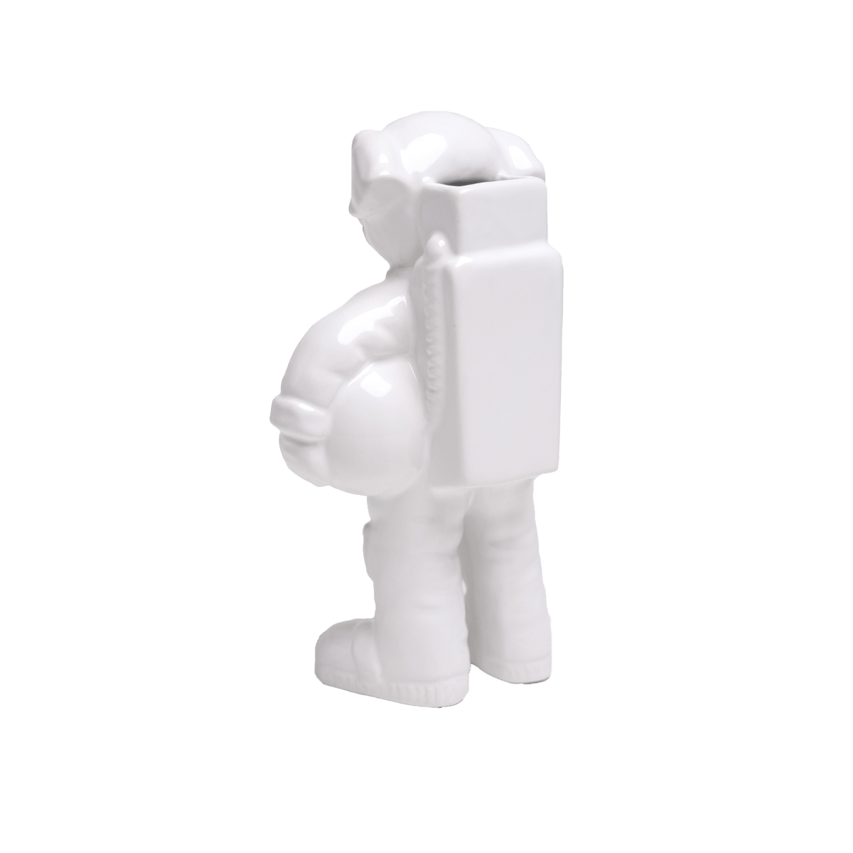 Unique Astronaut-Themed Ceramic Flower Vase - Modern Home Decor for Living Room, Office & Gift Giving