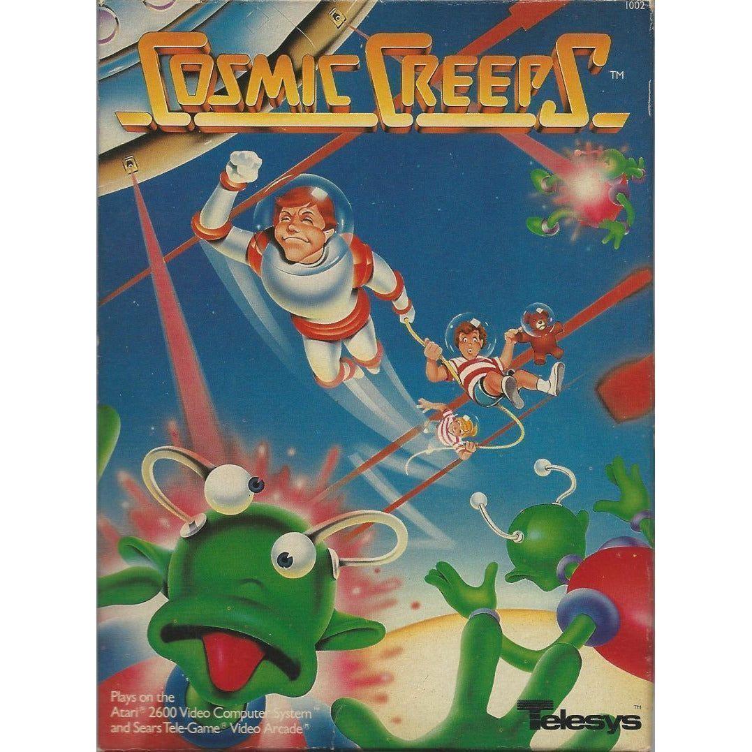 Atari 2600 Cosmic Creeps Retro Video Game Cartridge - Classic 80s Gaming Experience for Collectors & Nostalgic Gamers | Perfect for Vintage Gaming Parties & Retro Console Setups
