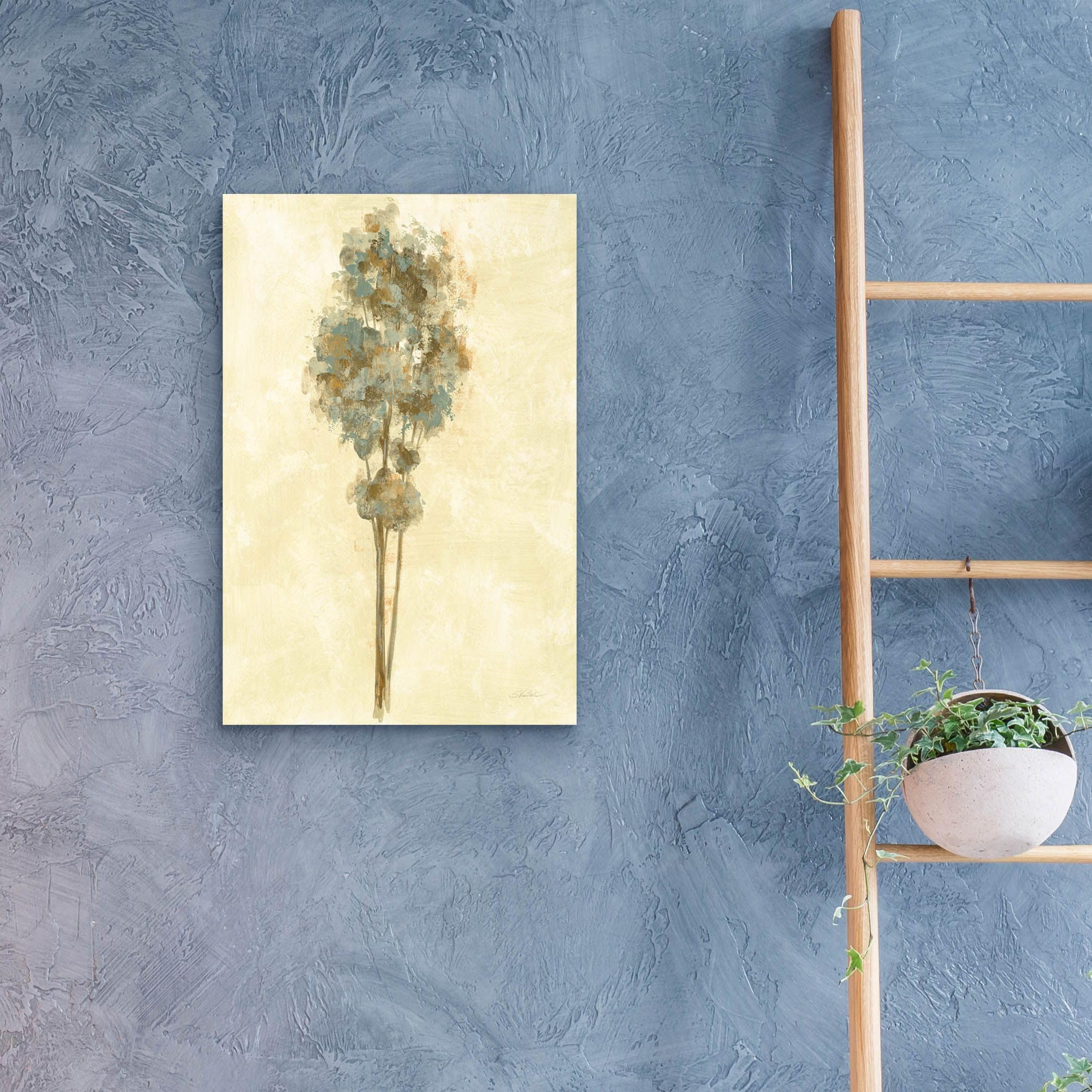 Ethereal Tree IV by Silvia Vassileva - 16x24 Inch Acrylic Glass Wall Art Painting, Modern Home Decor for Living Room, Bedroom & Office