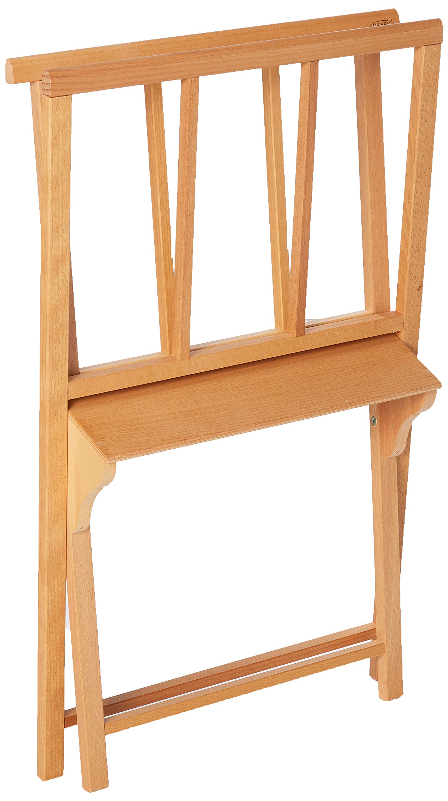 Mabef MBM-38 Natural Wood Print Rack - Perfect for Art Studios, Classrooms & Home Decor Display