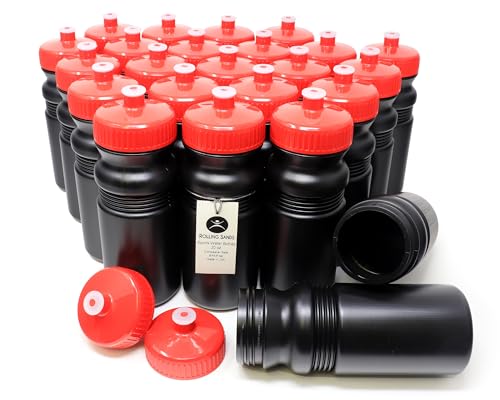 Black Bottles/Bright Red Lids