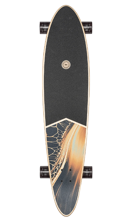 Globe Pinner Classic Gold Vein 40 Inch Longboard Skateboard - Perfect for Cruising, Commuting & Downhill Riding