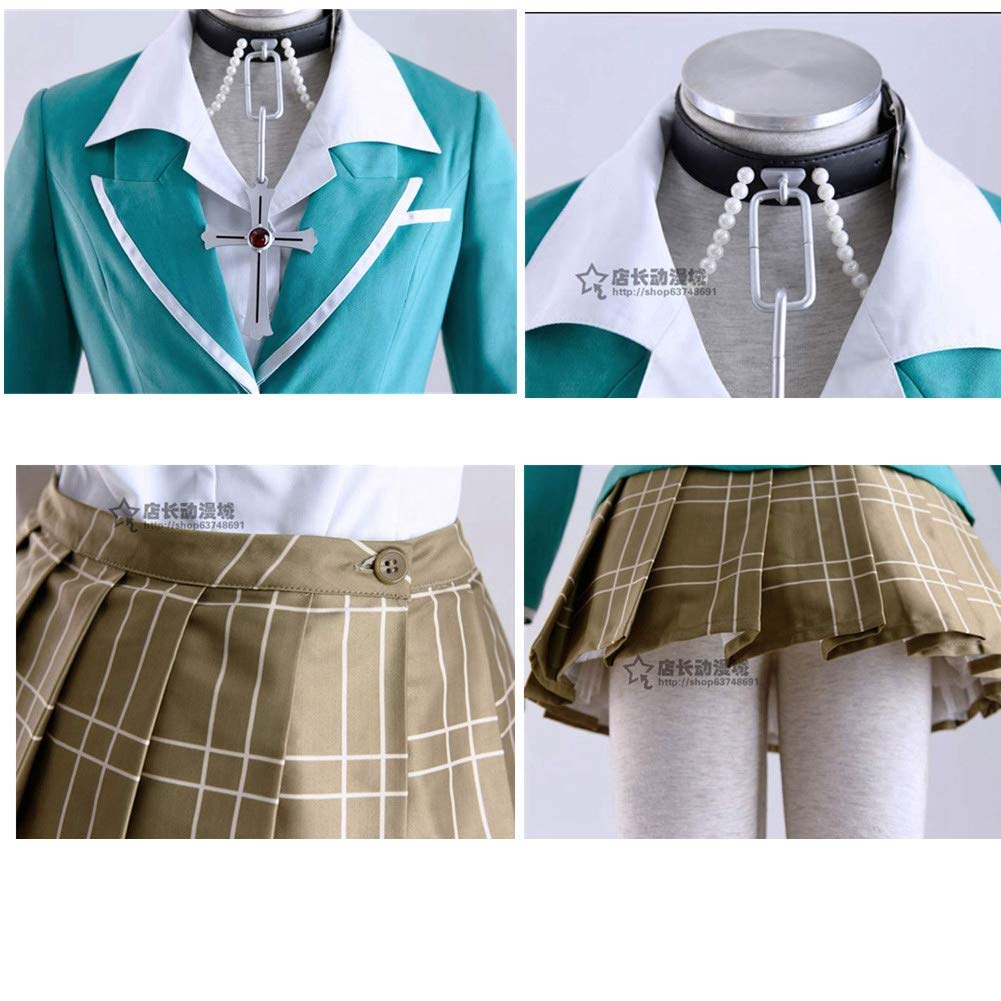 Akashiya Moka Anime Cosplay Costume - School Uniform Outfit for Christmas & New Year Parties, Halloween, Conventions & Themed Events