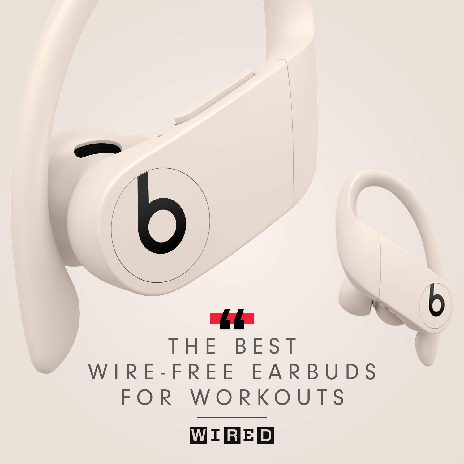 Beats Powerbeats Pro Wireless Earbuds with Apple H1 Chip - Bluetooth 5.0 Headphones, 9-Hour Battery Life, Sweat & Water Resistant, Built-in Mic for Calls - Ivory | Perfect for Running, Gym Workouts & Active Lifestyles