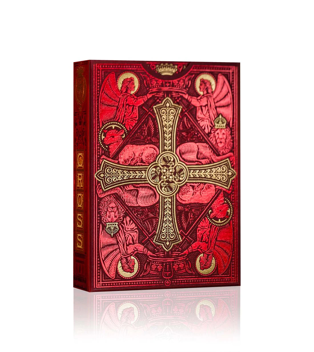 Premium The Cross Playing Cards - Maroon Martyrs Edition | Elegant & Durable Deck for Poker, Magic Tricks & Collectors | Perfect for Game Nights, Gifts & Cardistry