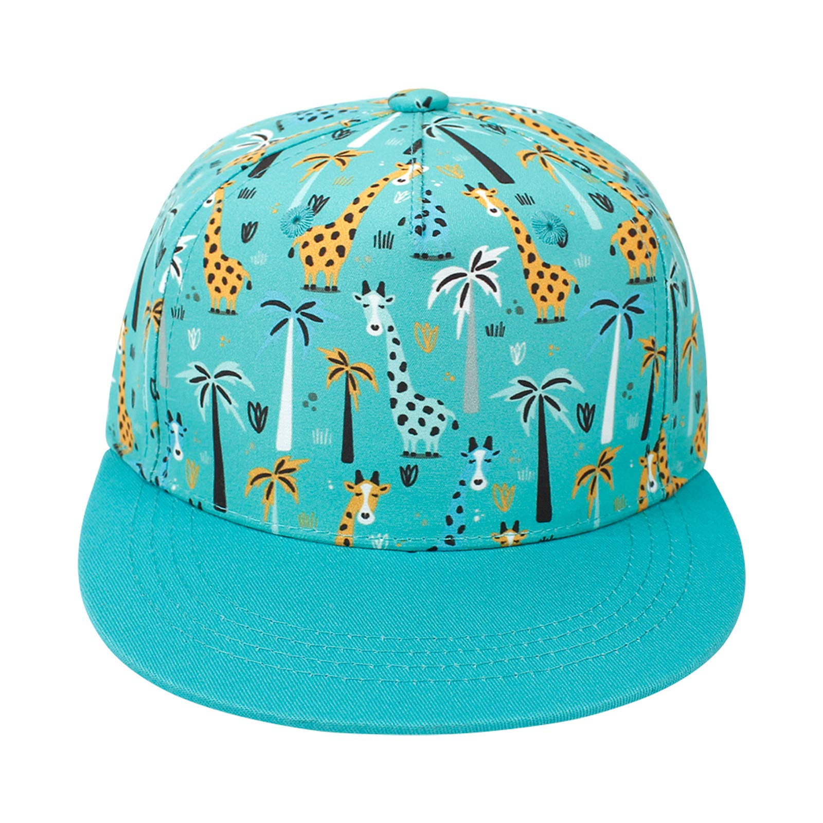 Kids Baseball Caps for Boys & Girls - Adjustable Cartoon Print Sun Hat with Mesh Back for Outdoor Sports, Hip Hop Fashion & Summer Protection