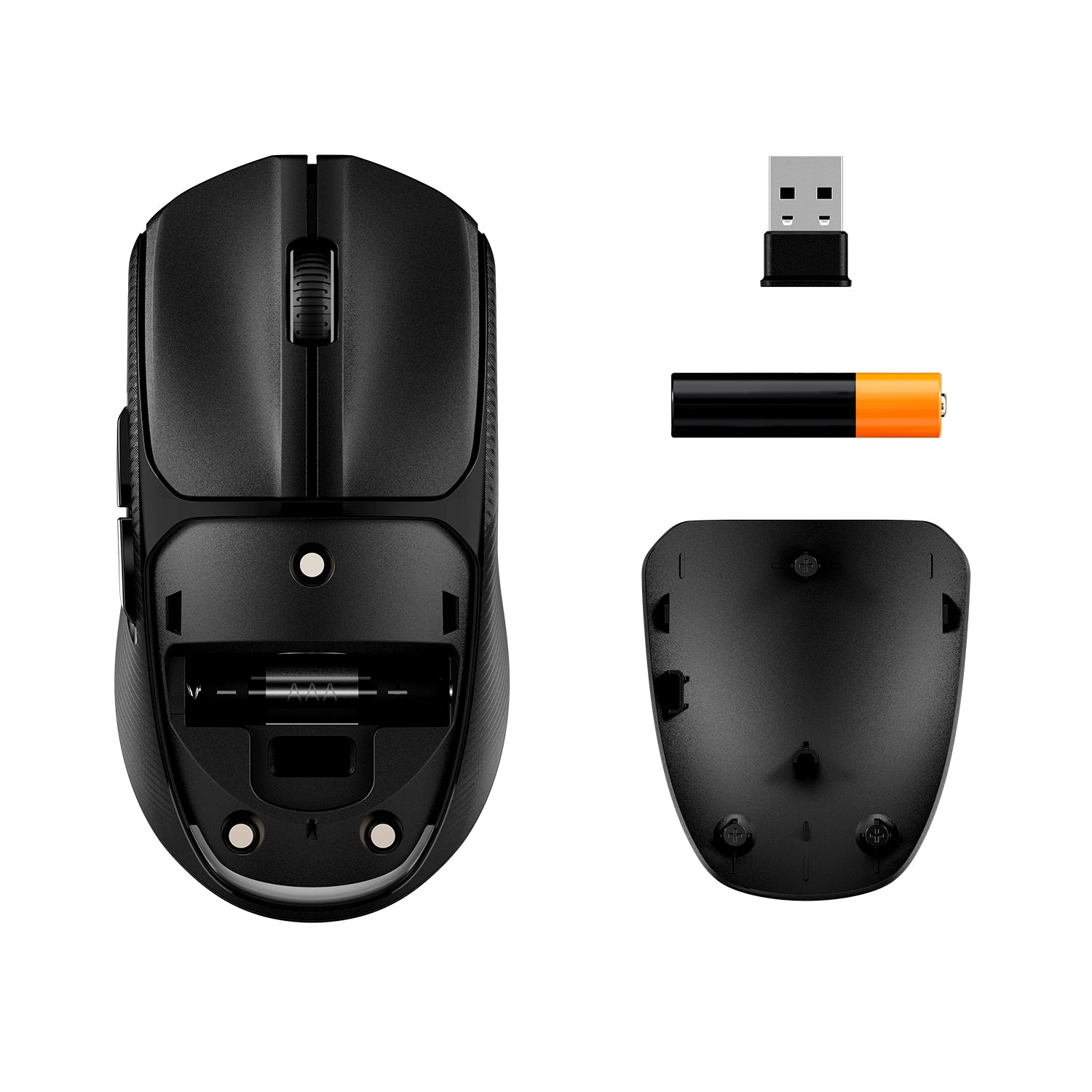 HyperX Pulsefire Fuse Wireless Gaming Mouse - 16000 DPI, RGB Lighting, Ergonomic Design for PC & Mac - Perfect for FPS, MOBA & Esports Gaming