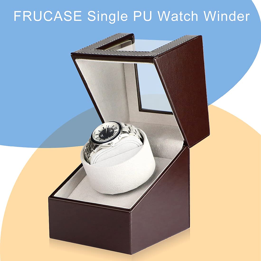 Premium Automatic Watch Winder with Japanese Motor & Battery Option - Luxury Watch Storage Box for Rolex, Omega & More - Perfect for Travel, Display & Nighttime Use