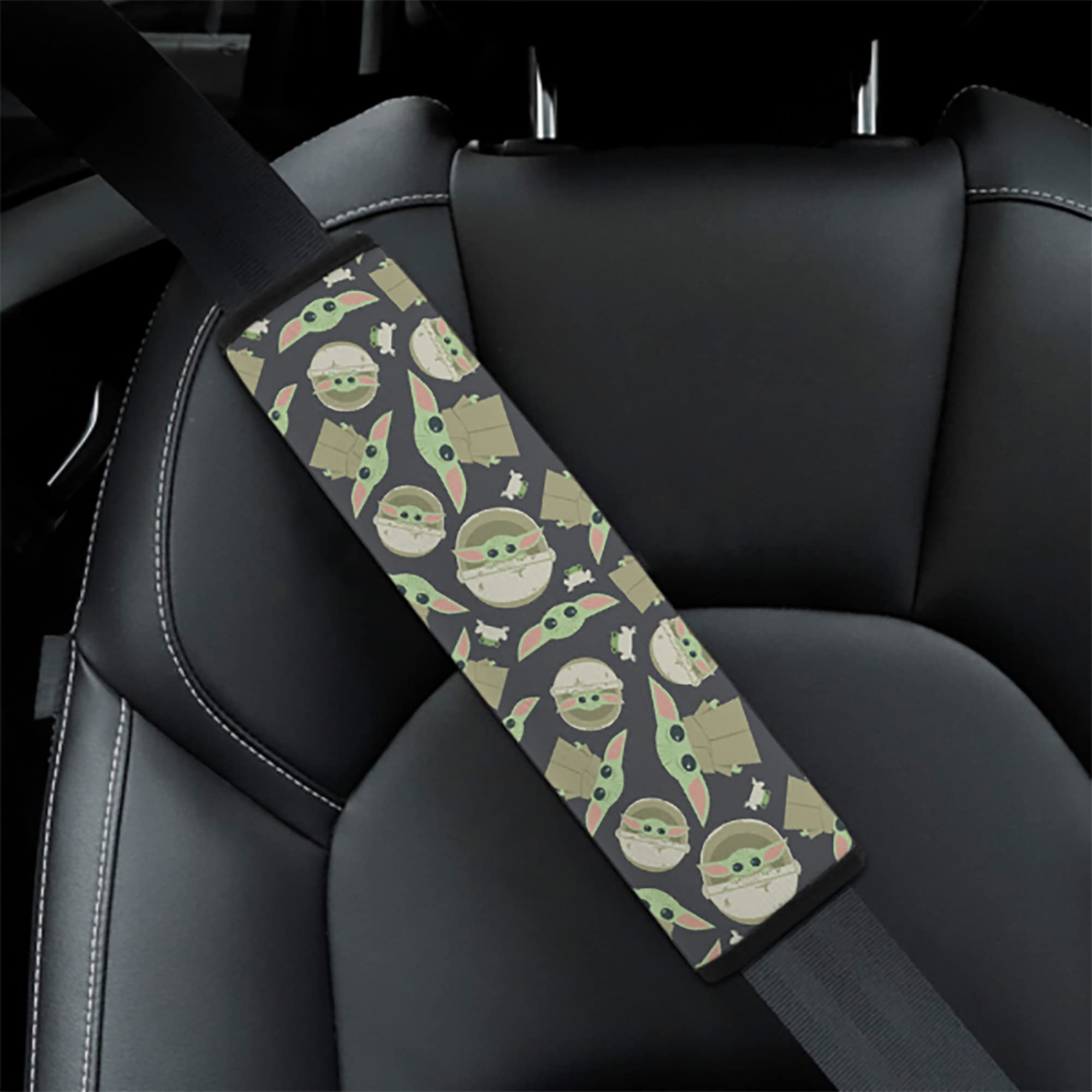 Soft Car Seat Belt Covers & Shoulder Pads - Comfortable Seatbelt Protectors for Kids (Girls & Boys) - Perfect for Long Road Trips & Daily Commutes