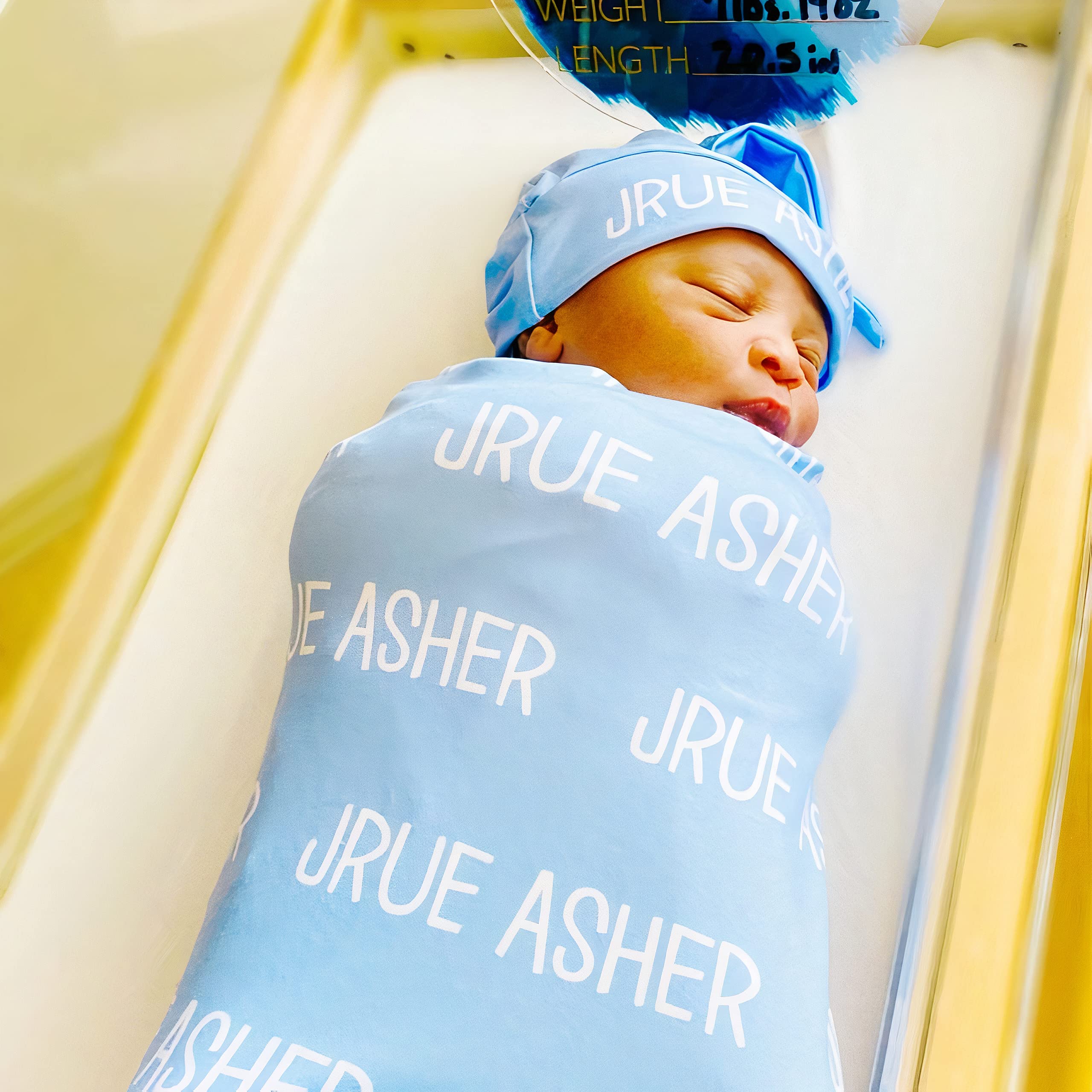 Personalized Baby Blankets for Boys & Girls - Custom Kids Blanket for Newborns, Grandson Birthday Gift - Soft Fleece Nursery Blanket for Crib, Stroller & Snuggling