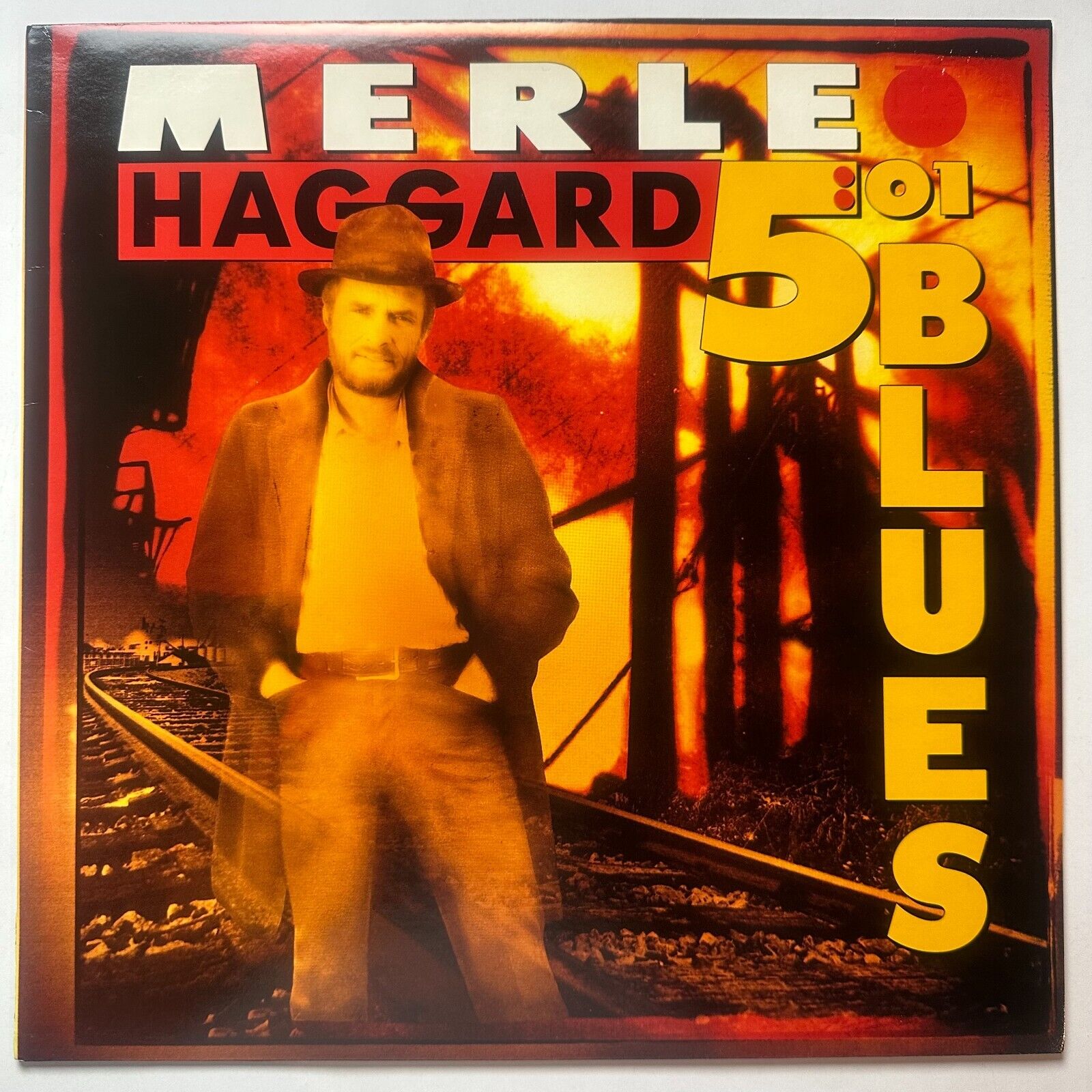 Merle Haggard 501 Blues 1989 Vinyl Promo Record - Vintage Country Music LP for Collectors & Audiophiles - Perfect for Home Listening & Music Enthusiast Gifts