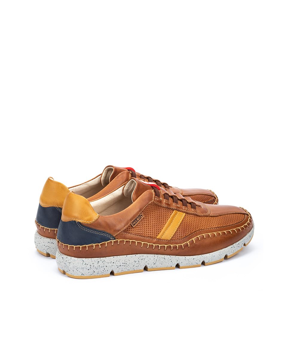 PIKOLINOS Men's Leather Sneakers - Comfortable & Stylish Casual Shoes for Walking, Travel & Everyday Wear