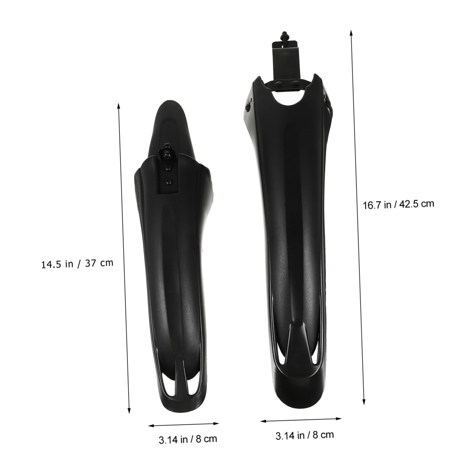Mountain Bike Mud Guard Set - 2PCS Dirtboard Fenders for Road & Off-Road Bicycles - Perfect for Rainy Commutes & Trail Riding Adventures