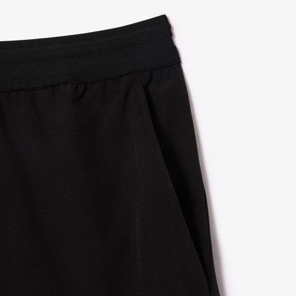 Lacoste Men's Ultra Dry Comfort Shorts - Breathable Quick-Dry Athletic Shorts for Running, Gym & Casual Wear (Black)