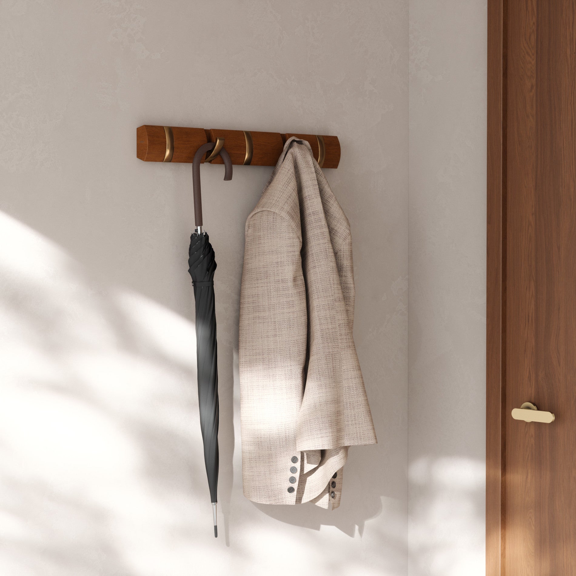 Flip 5 Wall Hook - Heavy Duty Adhesive Hooks for Hanging Decor, Keys & Towels - Perfect for Bathroom, Kitchen & Bedroom Organization