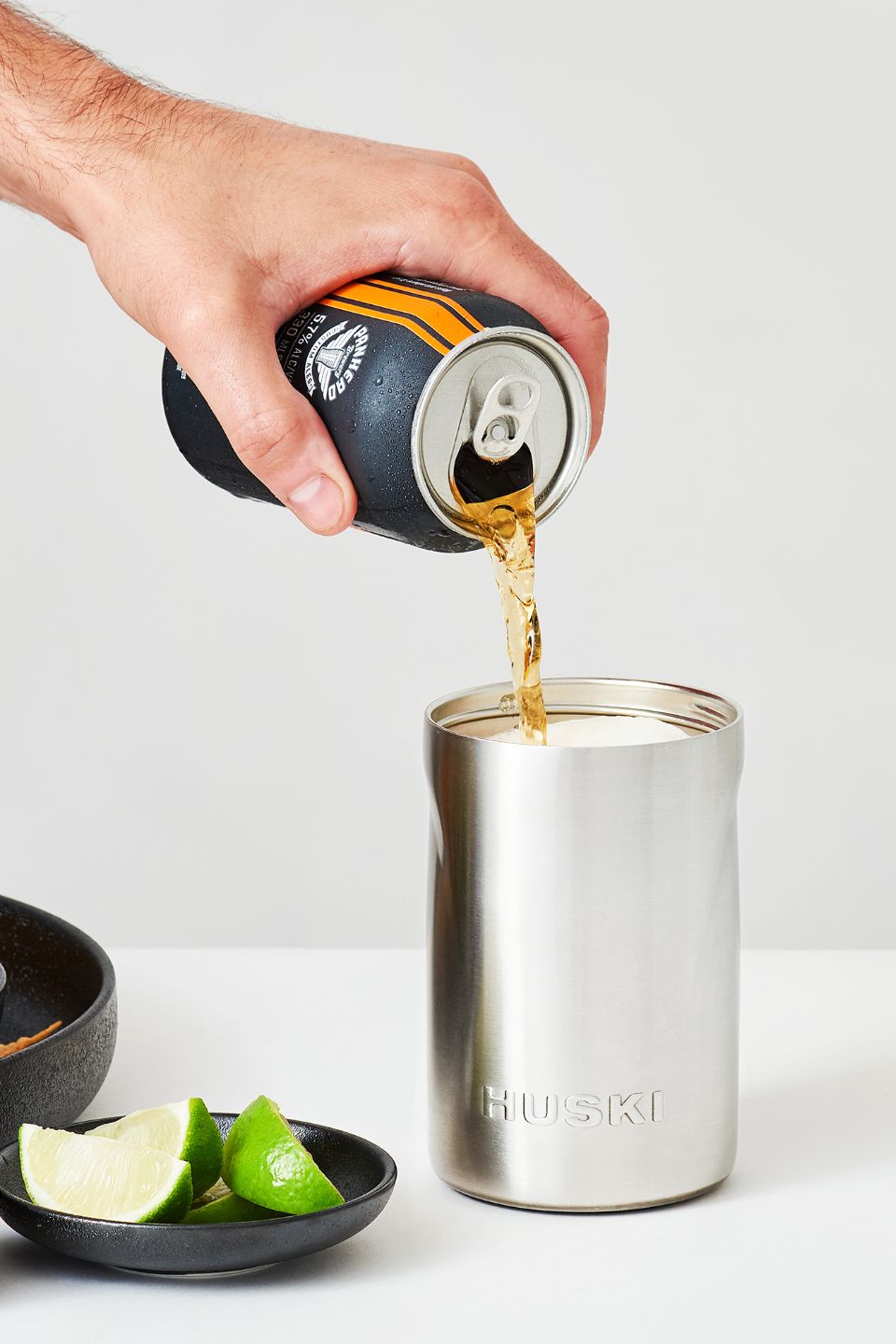 Premium Brushed Stainless Steel Beer Cooler - Insulated Beer Bucket for Chilling Bottles & Cans - Perfect for Parties, BBQs, and Outdoor Gatherings