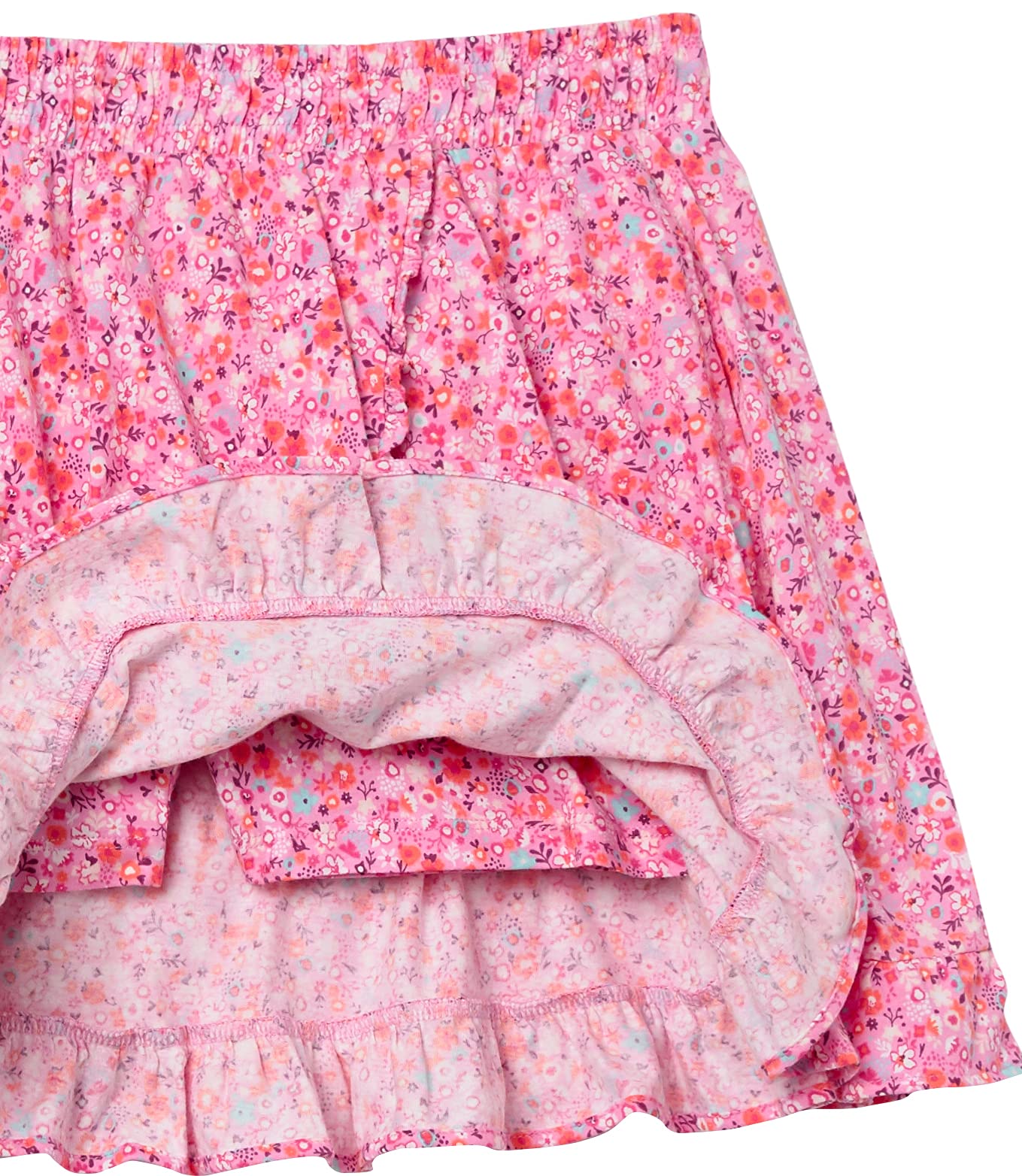 Amazon Essentials Girls & Toddlers' 3-Pack Knit Skorts - Soft Stretch Shorts for Playtime, School & Summer Outfits