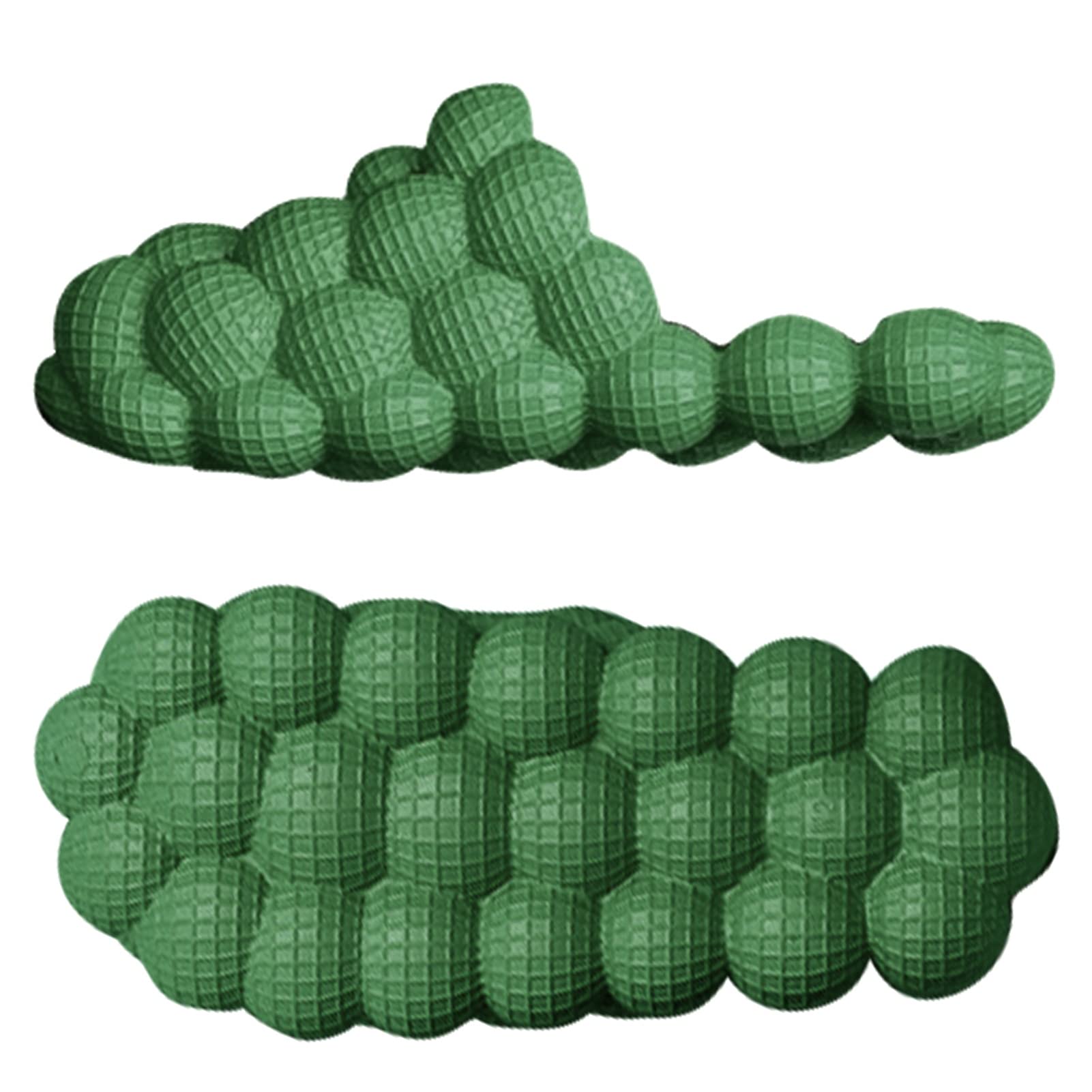 AIEOE Women's & Men's Massage Slippers - Soft Pillow Slides for Bathroom, Shower, Spa & Home Relaxation - Comfortable Non-Slip Sandals for Indoor/Outdoor Use