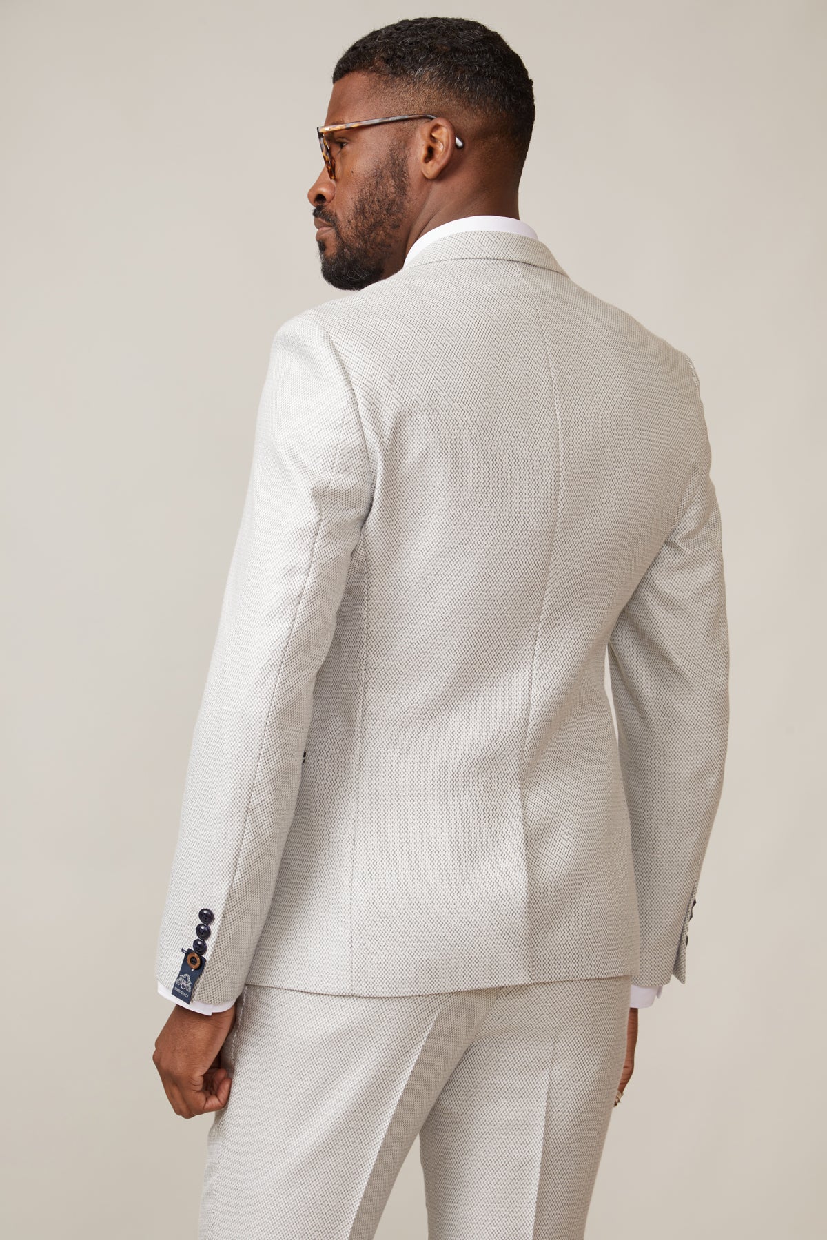 RONALD Stone Tailored Blazer for Men | Slim Fit Business Suit Jacket | Professional Office Wear & Formal Occasions