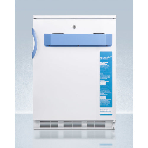 Accucold VT65MLBIMED2 24-Inch Wide Built-In All Freezer - Energy Efficient Upright Freezer for Home, Kitchen, or Commercial Use - Perfect for Restaurants, Grocery Stores, and Bulk Food Storage