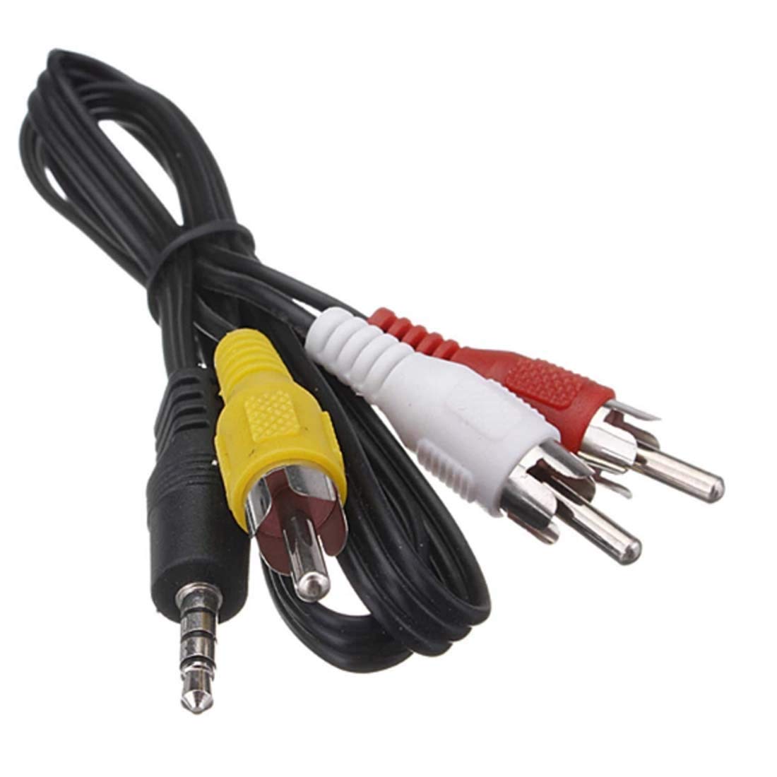 3.5mm to RCA AV Cable for DVD, TV, Camera - Home Theater Setup