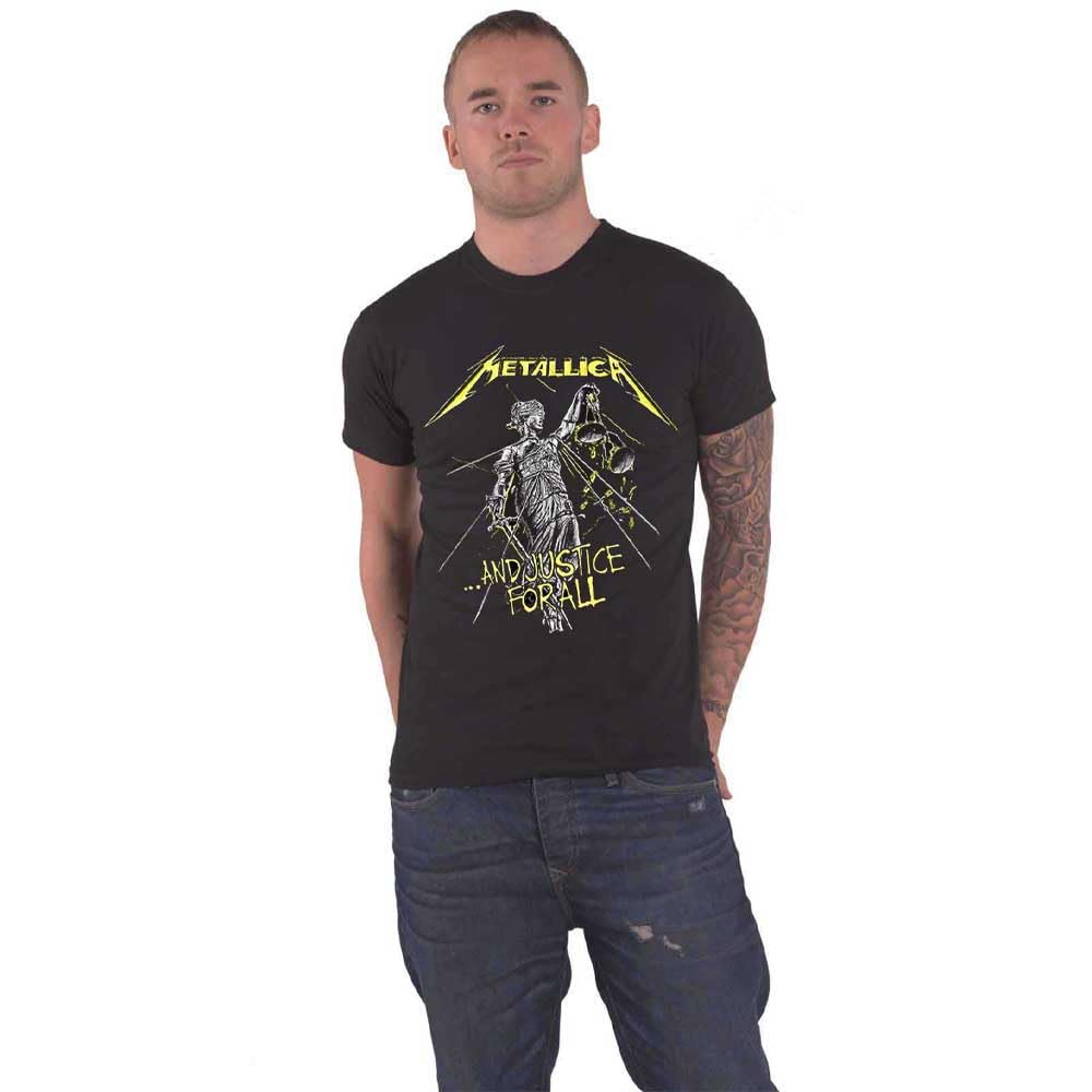 Metallica 'Hammer Of Justice For All' Band T-Shirt | Official Licensed Merch | Vintage Rock Tee for Concerts & Casual Wear