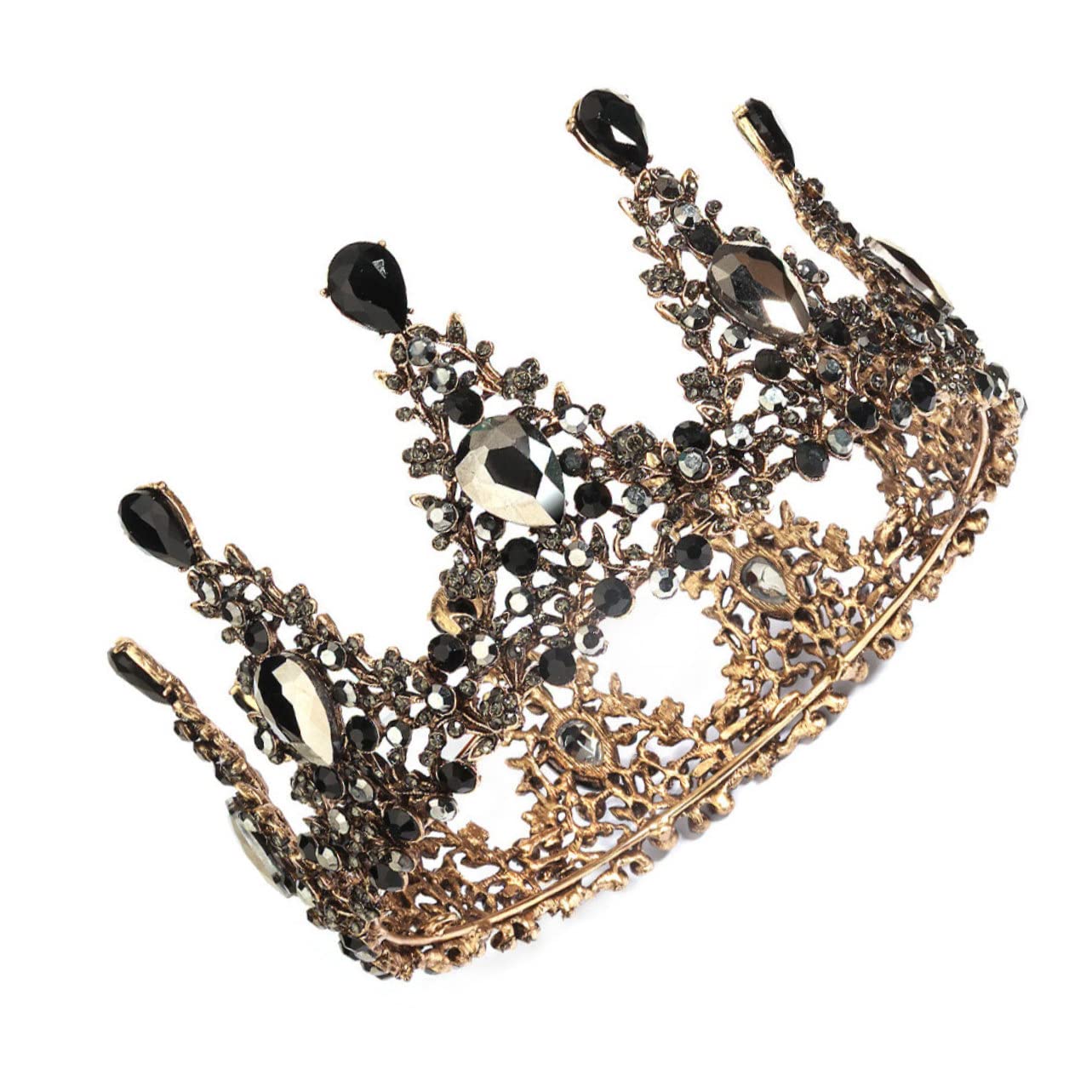 FOMIYES Elegant Rhinestone Bridal Tiara Headpiece - Wedding Crown for Bride, Bridesmaid, Prom & Photoshoot | Perfect for Ceremony, Reception & Special Occasions