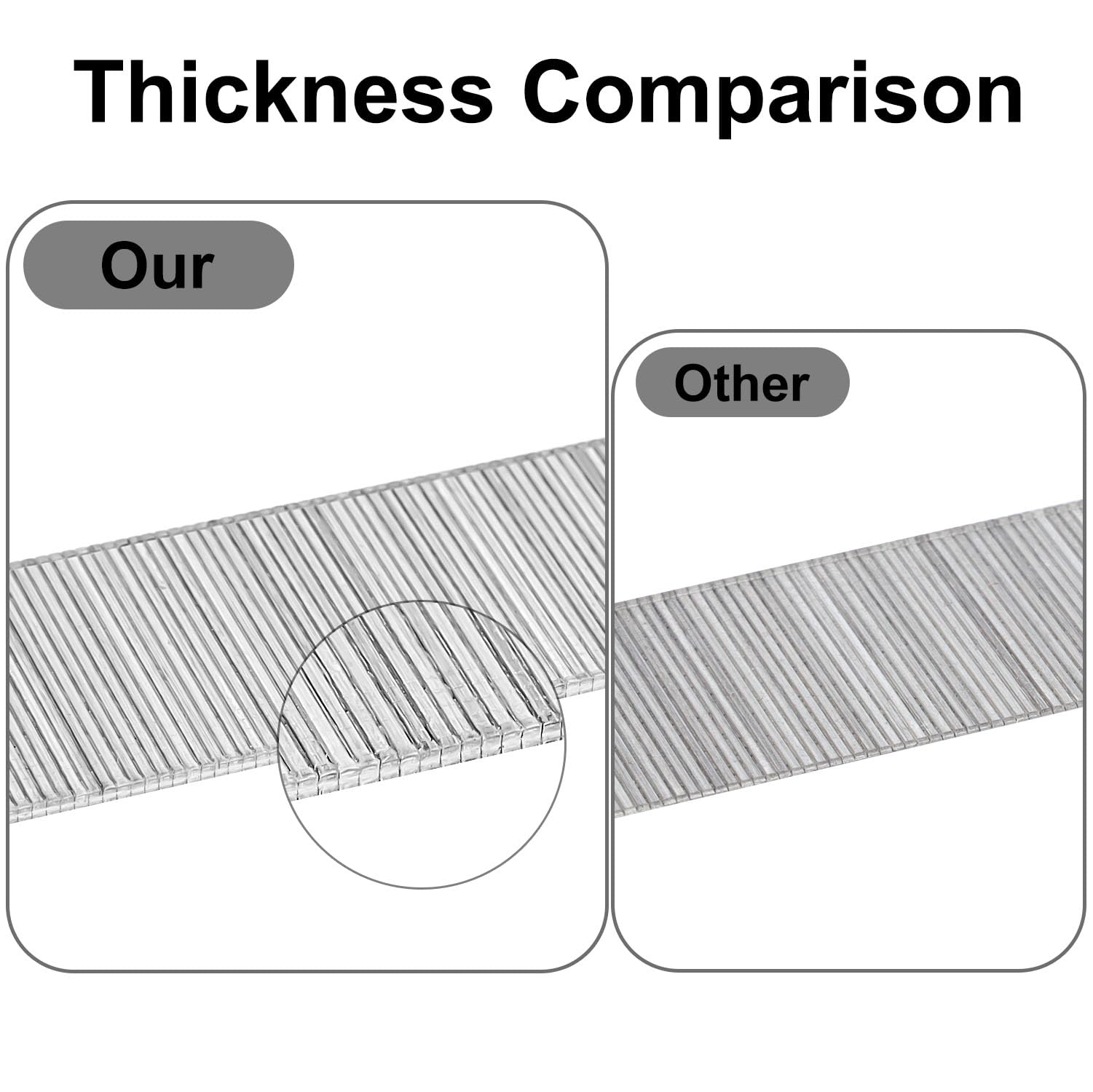 1 Inch F25 Galvanized Brad Nails - 18 Gauge 5000PCS for Pneumatic Nailers & Woodworking Projects