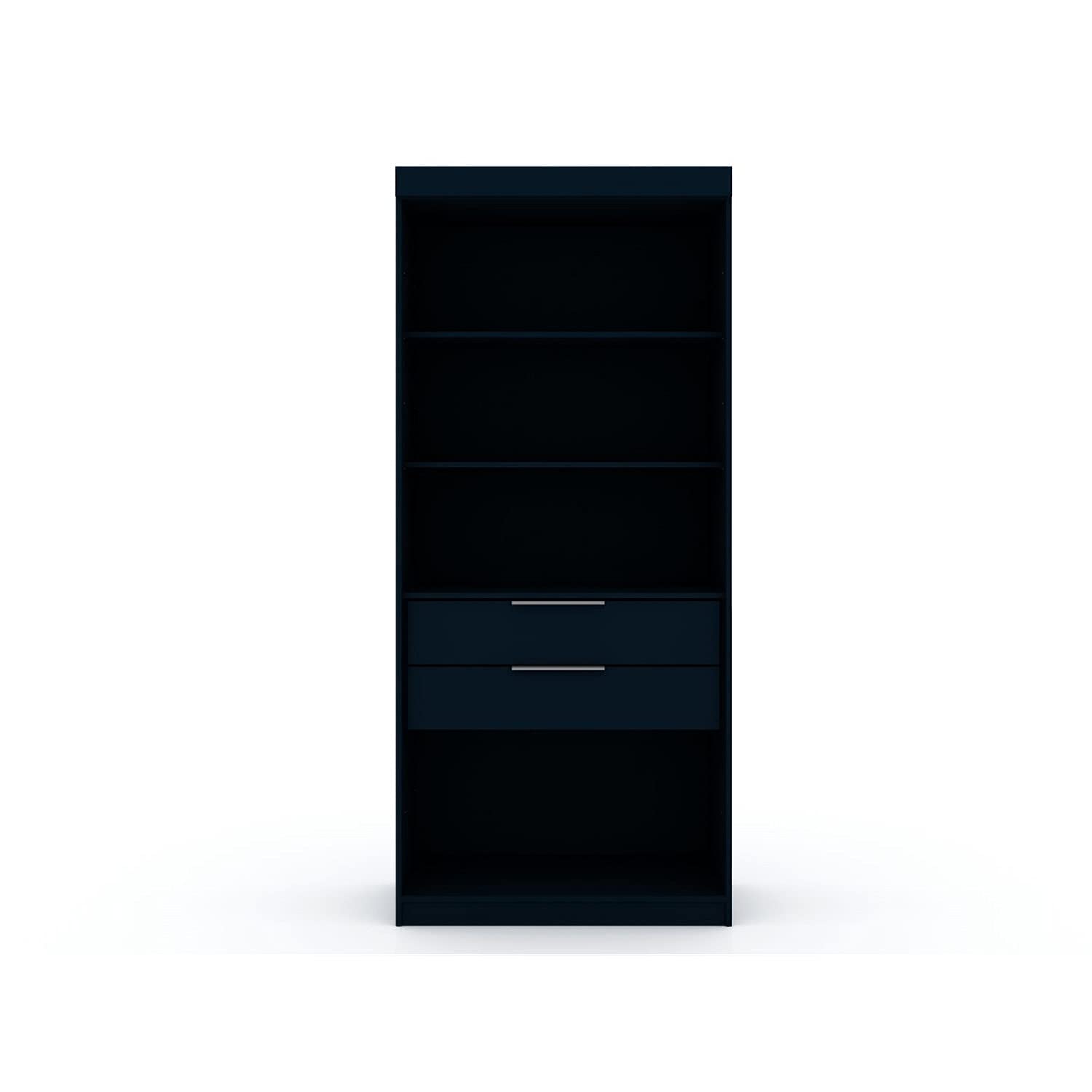 Mid Century Modern 2-Drawer Open Sectional Armoire Wardrobe Closet - 35.98