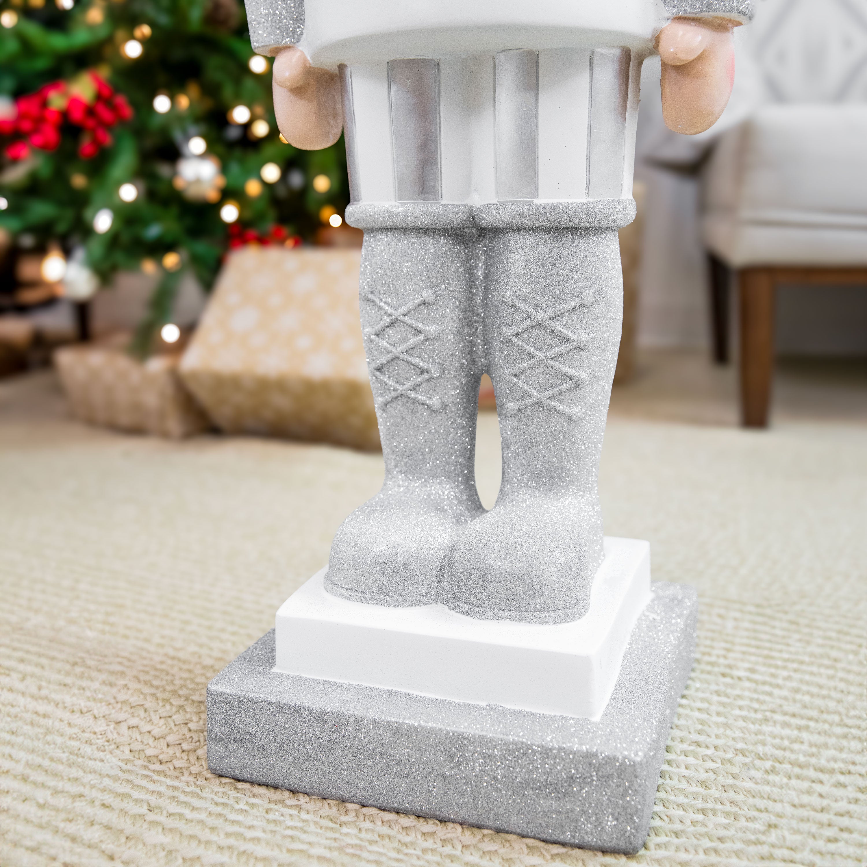 Sterling Silver Christmas Nutcracker Statue - 37