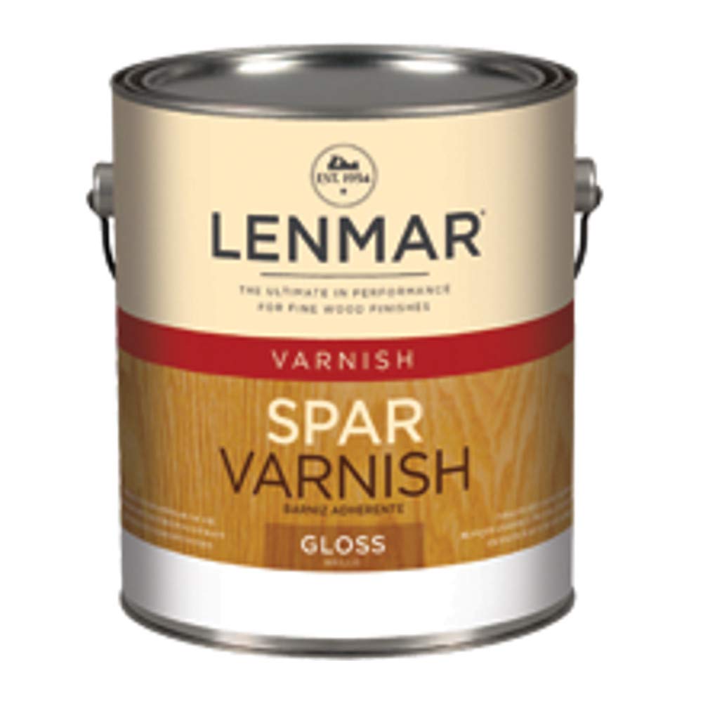 Premium Gallon Clear Gloss Spar Varnish - High Gloss Marine Wood Finish for Boats, Decks & Outdoor Furniture - UV & Water Resistant Protective Coating