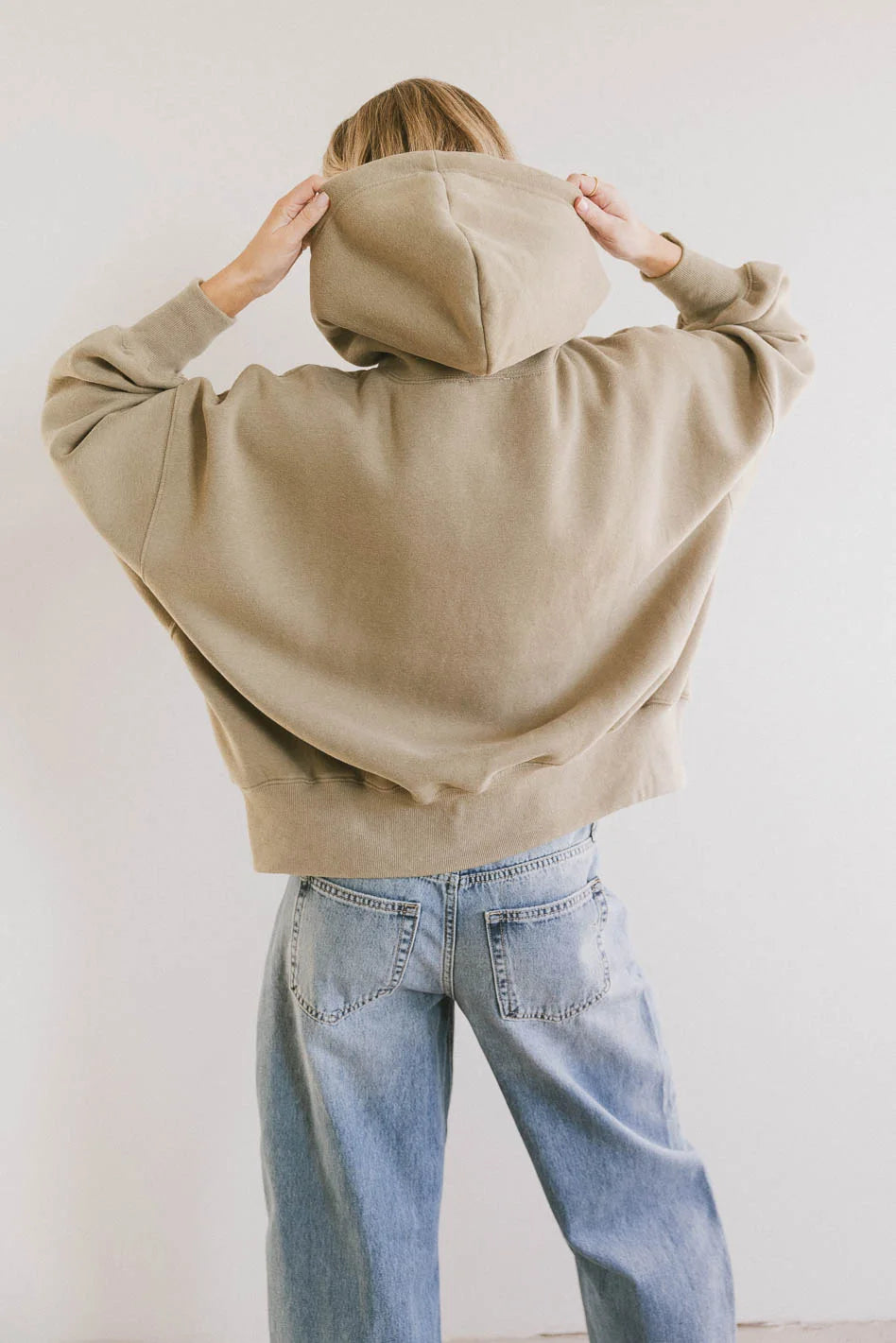 Andie Oversized Hoodie in Sage Green - Cozy Pullover Sweatshirt for Women | Perfect for Loungewear, Casual Outfits & Cold Weather Layering