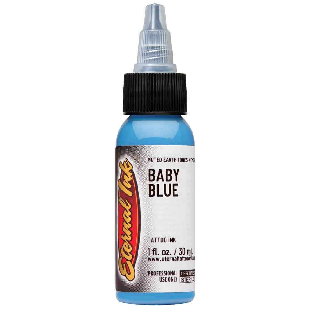 Premium Baby Blue Eternal Ink - 1 oz Bottle for Tattoo Artists & Permanent Makeup - Long-Lasting, Vibrant Color for Professional Use