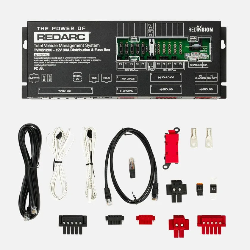 REDARC TVMS Prime Redvision System - Advanced Vehicle Monitoring & Management for RVs, Trucks & Trailers | Perfect for Off-Road Adventures & Fleet Tracking